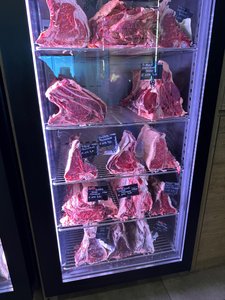 Beef selections at Cacciatore 