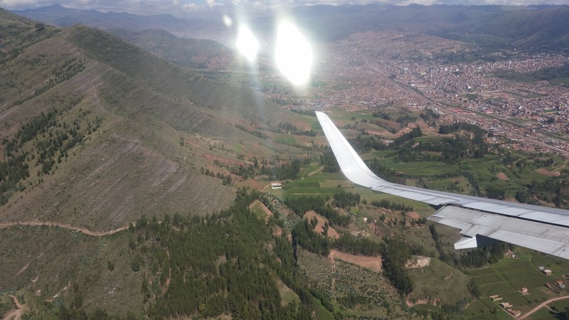 Landing in Cusco