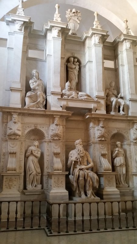 San Pietro in Vincoli- Pope Julius II tomb by Michelangelo