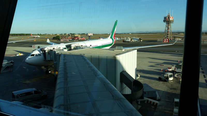 Alitalia at Fiumicino Airport