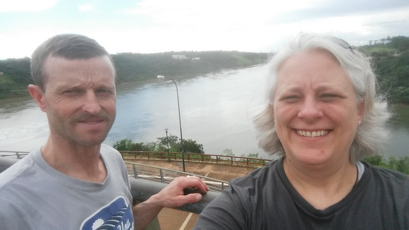 Pedro and Lori at the Triple Frontier 