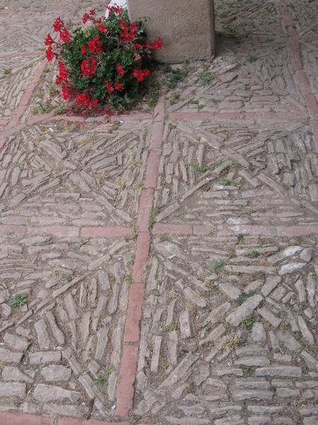 Courtyard stones at Baglio Fontanasalsa