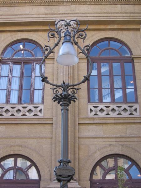 Lamppost by the Teatro Massimo in Palermo