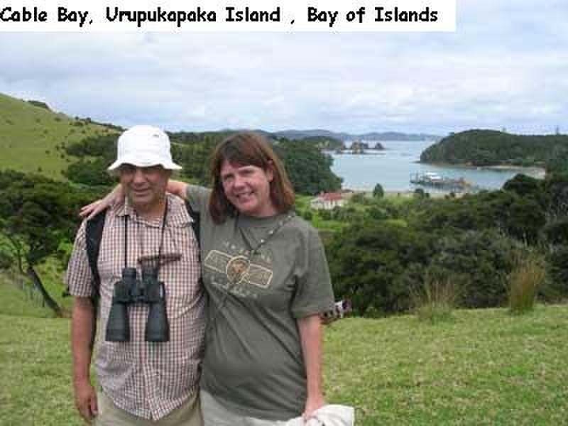 MT & DG on Scenic Walk to Cable Bay, Urupukapaka Island Recreation Reserve