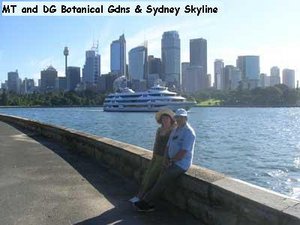 M and D Botanical Gdns & Sydney Skyline