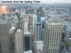 Downtown from the Sydney Tower