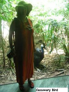 M with Cassowary Bird, Wildlife World