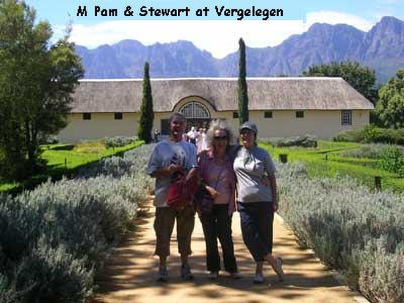M with Pam & Stewart Vergelegen