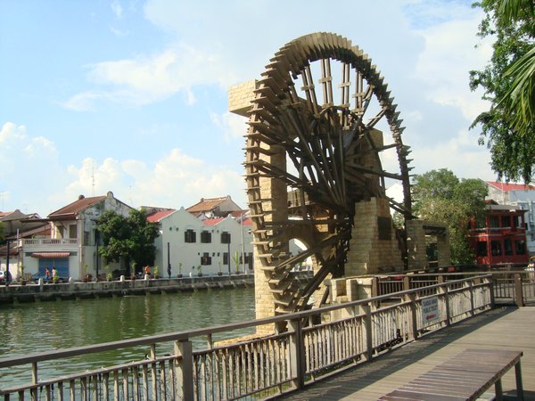 The Water Wheel Near The Old Fort