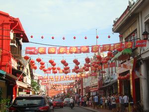 Jonker Walk with Chinese New Year Decorations