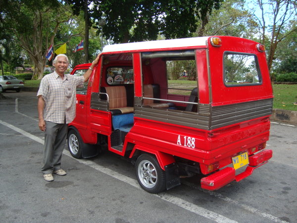 Our Guide with his Tuk Tuk on Khao Rang