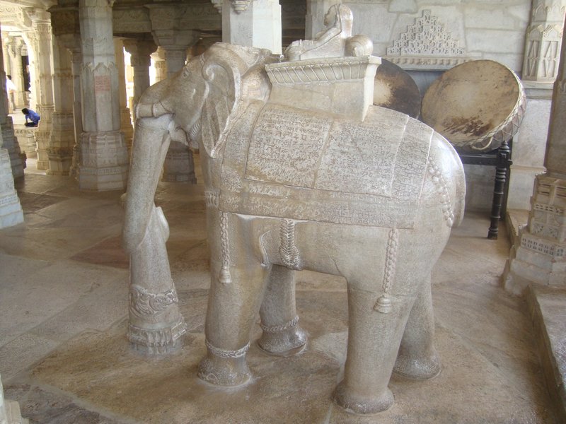 Marble Elephant -Adinatha Jain Temple