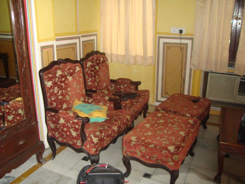 Our Room at the Narain Niwas Palace