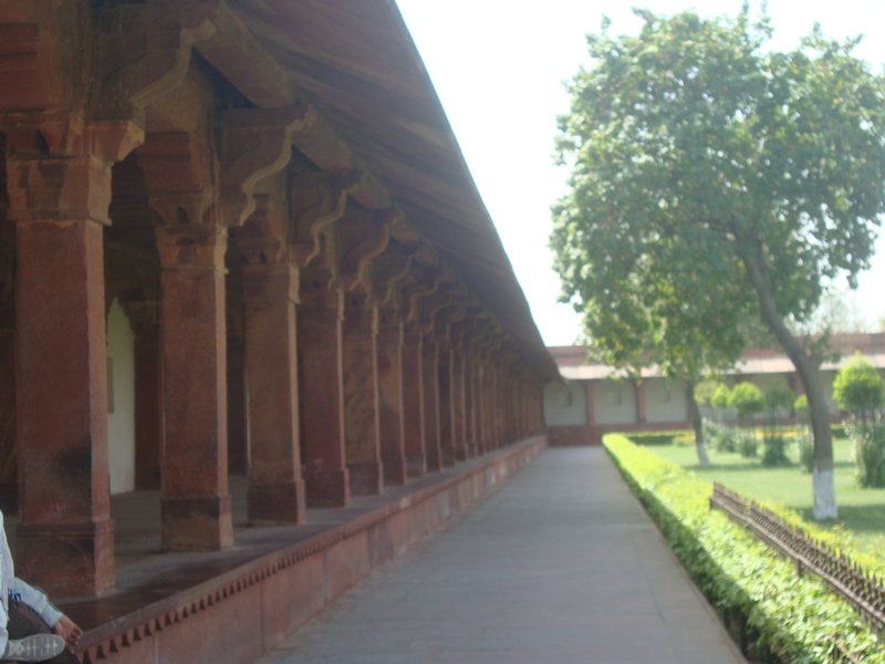 Diwan-i-Am Surrounded by the Collonaded Walkway