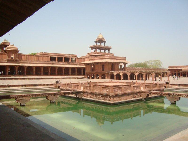 View of Fatepur Sikri from Anup Talao
