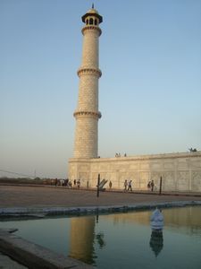 Taj Mahal Reflection at Dusk