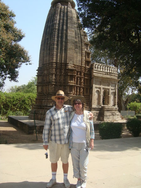 M and D at the Adinath Temple