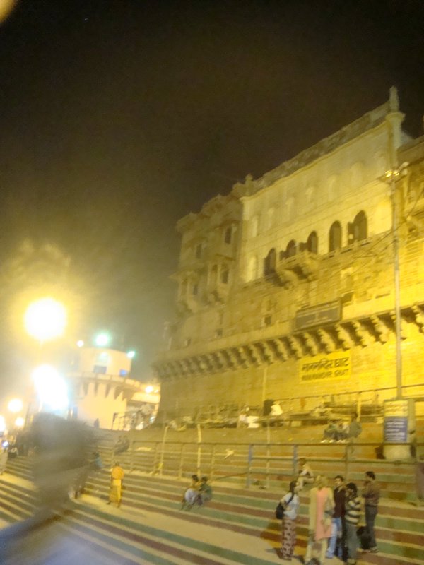 Varanasi Ghats at Night