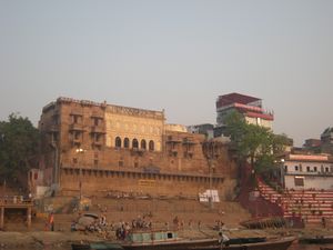 Palaces on Ganges (Our Hotel on Right)
