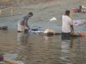 Laundrymen at Dhobi Ghat