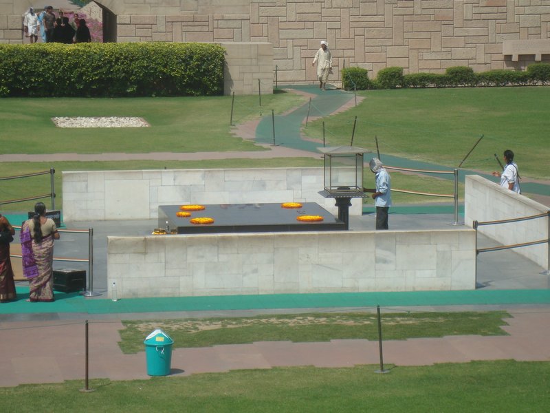 Site of Ghandi's Cremation