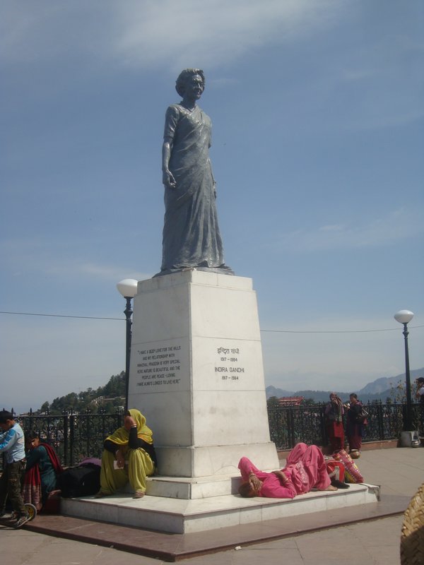 Indira Gandhi Statue, The Ridge, Shimla