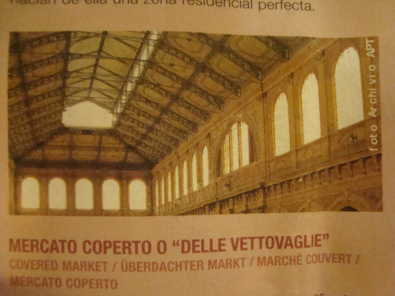 Mercato Coperto o Delle Vettovaglie Glass and Iron Roof