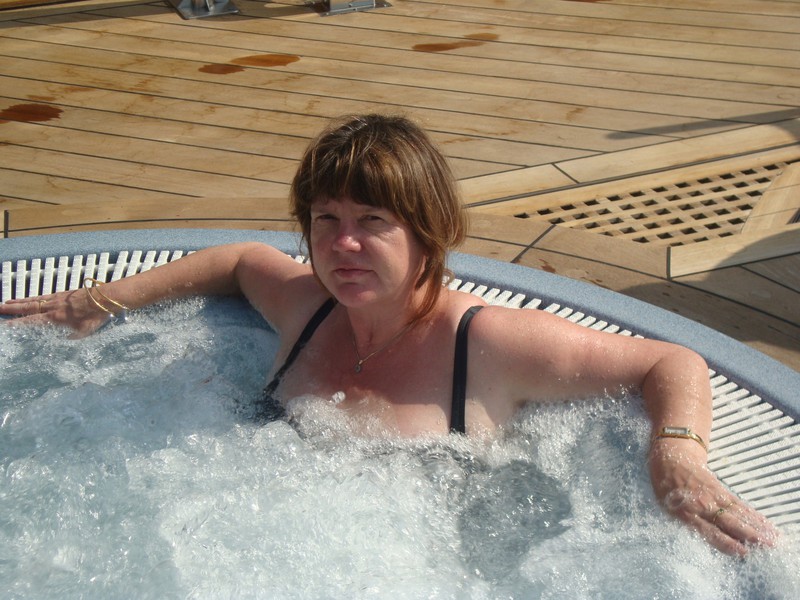 M in the Jacuzzi