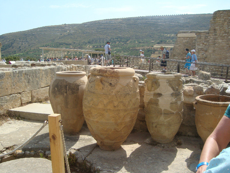 The West Magazines at Knossos Palace