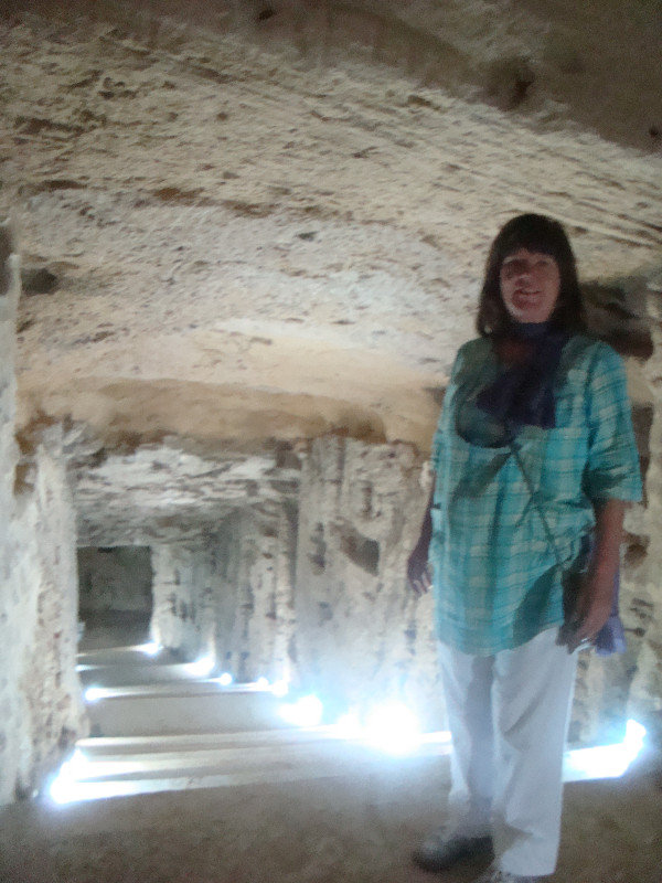 M in the Subterranean Tunnels at Pompeys Pillar