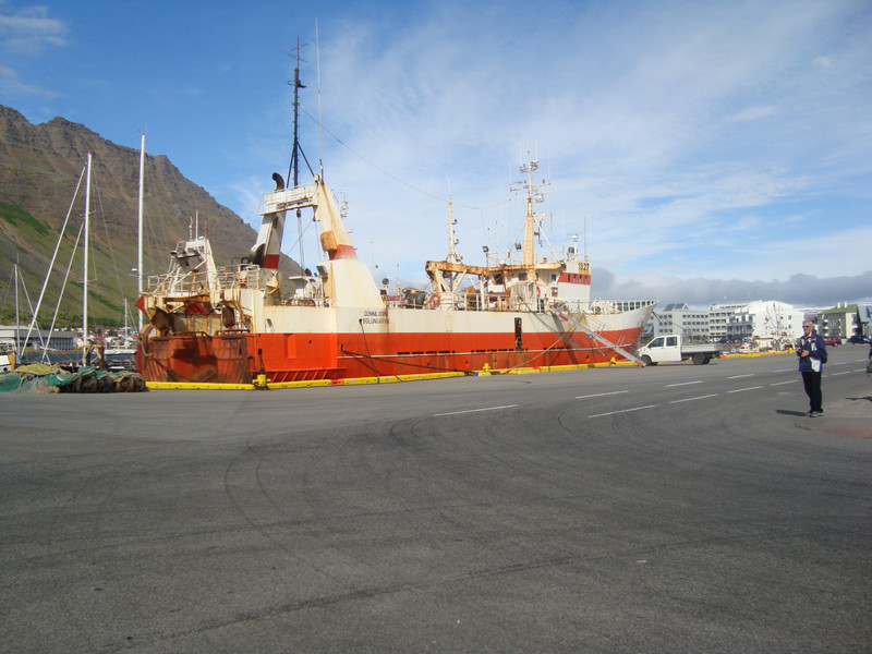 161.  Fishing Trawler at Isafjordur