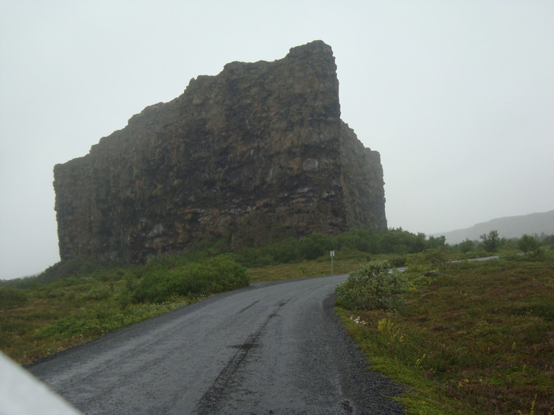 185.  The Island Rock Formation at Asbyrgi