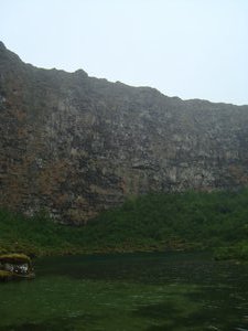 184.  Perpendicular Cliffs at Asbyrgi