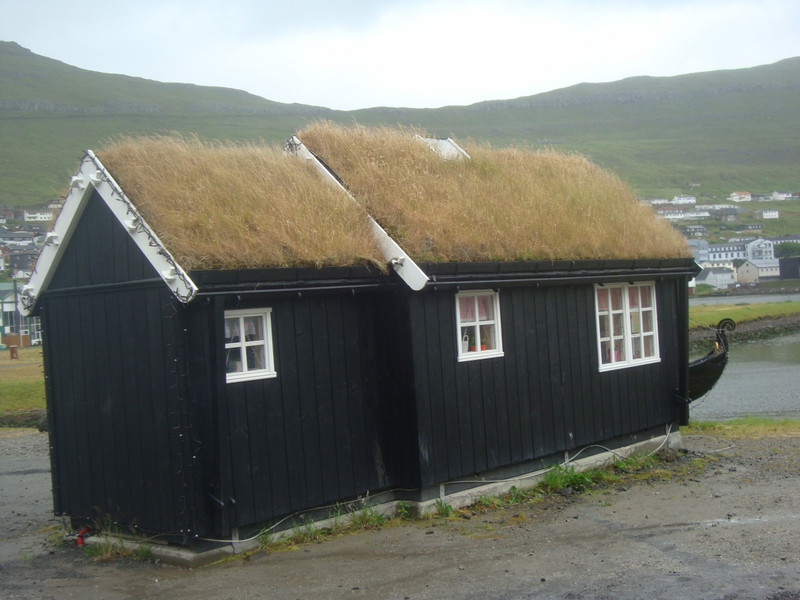 236.  Typical Turfed Roof, Klaksvik