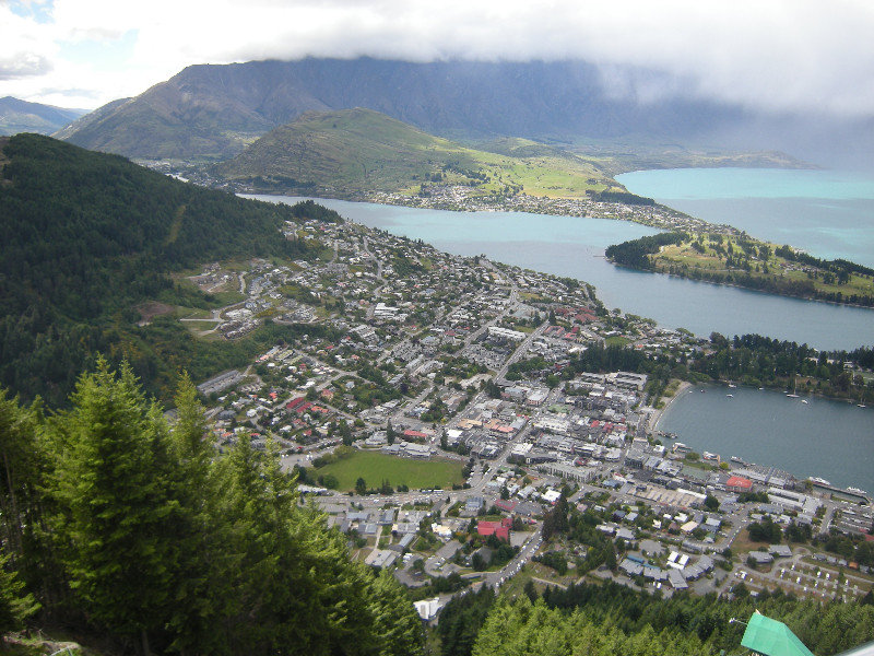 8. Queenstown Gondola View from Top (Cloud Lifting Slowly)