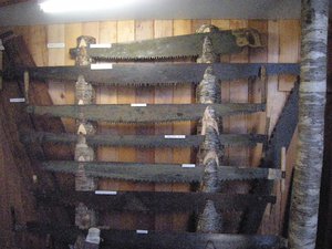 41.Saws at the  Tuatapere Museum