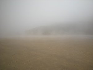 31. The Beach and Mist at Cathedral Caves