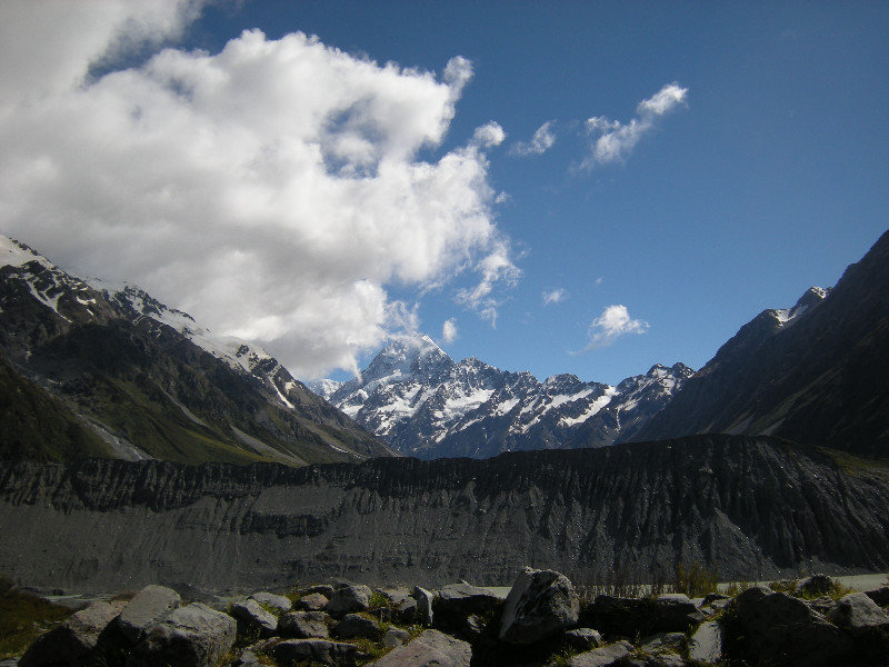 18. Glacial Moraine with Mt Cook in the Background