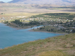 63. Lake Tekapo Town from The Observatory