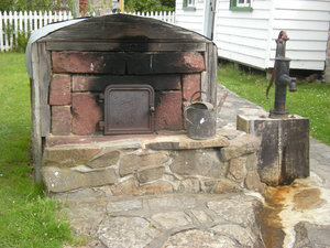 62. Kiln and Water Pump, Okains Bay Museum