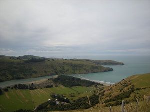 76. Okains Bay from the Tourist Road