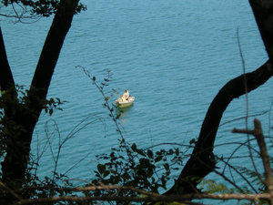 55. Man fishing on Queen Charlotte Sound