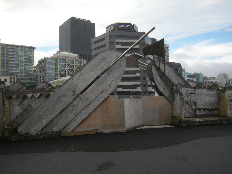 27. Whale Sculptures, The City to Sea Bridge, Wellington