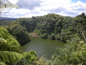 16. Southern Crater, & Emerald Pool, Waimangu Volcanic Valley