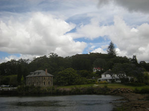 47. The Heritage Buildings of Kerikeri from the other side of the River