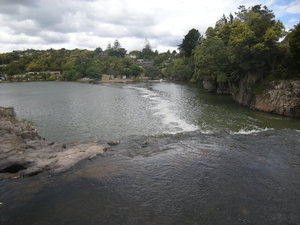 50. The Weir at Haruru Falls