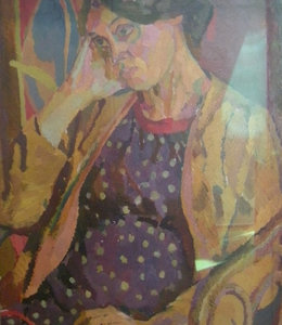 21. Vanessa Bell Pregnant 1918 by Duncan Grant (England)