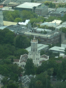 28. The University Clock Tower from the Sky Tower