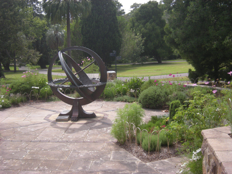 11. The Armillary Sphere Sundial. The Herb Garden, Botanical Gardens, Sydney