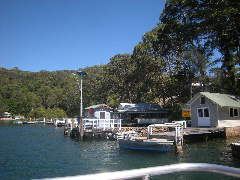 8. Approaching North Elvina Wharf with Signal Flag